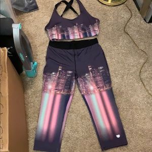 Workout legging and top